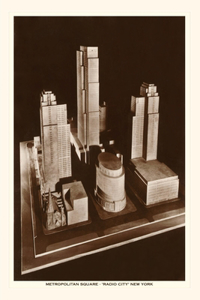 Vintage Journal Maquette of Metropolitan Square, New York City