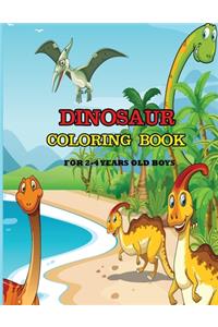 Dinosaur Coloring Book for 2-4 Years Old Boys
