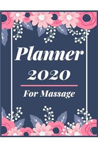 Planner 2020 for Massage