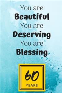 60th Birthday Journal