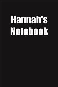 Hannah's Notebook