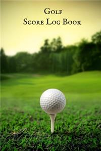Golf score Log Book