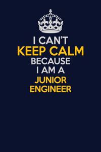 I Can't Keep Calm Because I Am A Junior Engineer