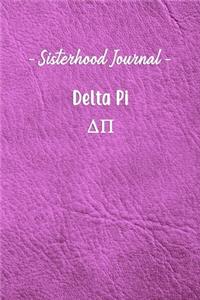 Sisterhood Journal Delta Pi