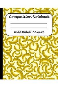 Wide Ruled Composition Notebook