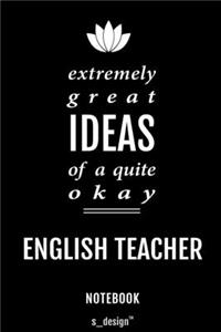 Notebook for English Teachers / English Teacher