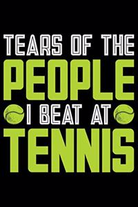 Tears Of The People I Beat At Tennis