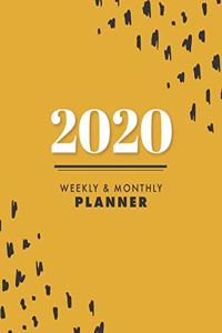 2020 Weekly & Monthly Planner