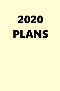 2020 Daily Planner 2020 Plans Cream White Color 384 Pages