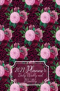 2021 Planner Daily Weekly and Monthly