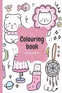Colouring Book. Cute Doodles
