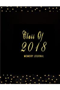 Class Of 2018 Memory Journal