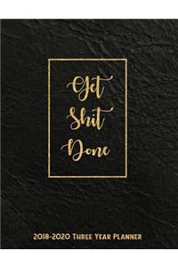 2018 - 2020 Three Year Planner