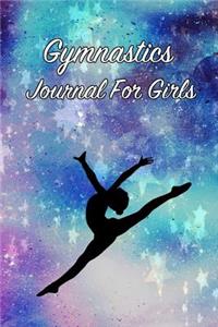 Gymnastics Journal for Girls: Lined Wide Ruled Notebook, Appreciation Gift, Quote Journal or Diary Unique Inspirational Gift for Friend or Teacher, End of Year, Retirement or Gratitude Present