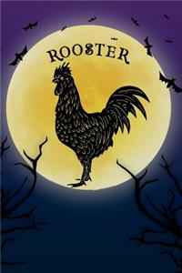 Rooster Notebook Halloween Journal
