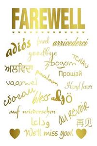 Farewell Gift Journal