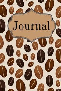 Coffee Bean Pattern Notebook