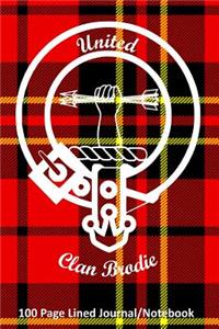 Clan Brodie 100 Page Lined Journal/Notebook