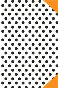 Journal Notebook Polka Dots & Orange