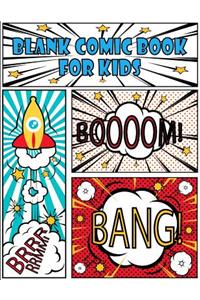 Blank Comic Book for Kids