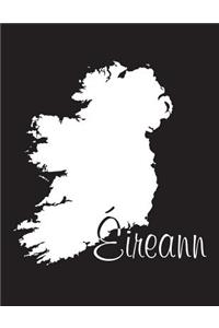 Eireann - Black 101 - Lined Notebook with Margins - 8.5X11