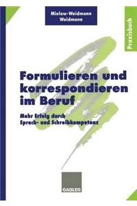 Formulieren Und Korrespondieren Im Beruf