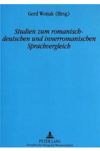 Studien Zum Romanisch-Deutschen Und Innerromanischen Sprachvergleich