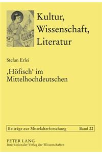 'hoefisch' Im Mittelhochdeutschen