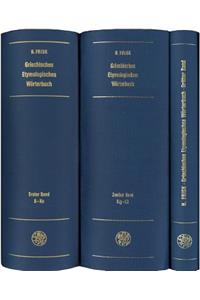 Griechisches Etymologisches Worterbuch, Bd. 1