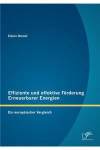 Effiziente und effektive Förderung Erneuerbarer Energien