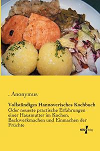 Vollständiges Hannoverisches Kochbuch