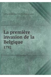 La première invasion de la Belgique 1792
