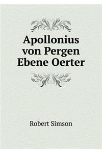 Apollonius Von Pergen Ebene Oerter