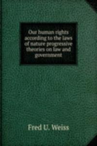 Our human rights according to the laws of nature progressive theories on law and government