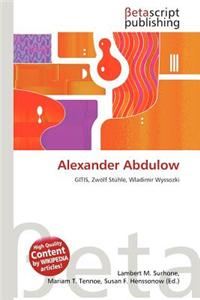 Alexander Abdulow