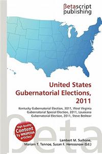 United States Gubernatorial Elections, 2011