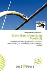 Dave Barr (American Football)