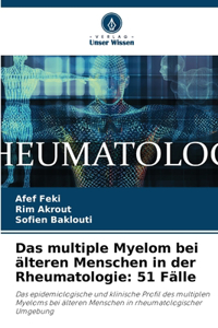 Das multiple Myelom bei älteren Menschen in der Rheumatologie