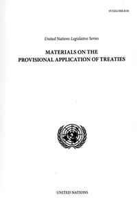 Materials on the provisional application of treaties