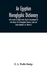 Egyptian hieroglyphic dictionary