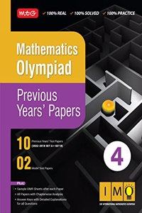 MTG Mathematics (IMO) Olympiad Previous Years Papers with Mock Test Papers Class 4 - Sample OMR Sheet with Chapterwise Analysis | SOF Olympiad Books For 2023-24 Exam MTG Editorial Board