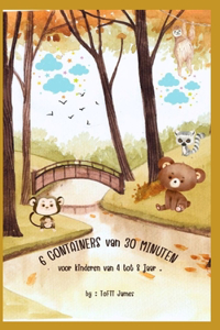 6 CONTAINERS van 30 MINUTEN voor kinderen van 4 tot 8 jaar .