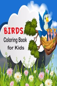 Birds Coloring Book For Kids