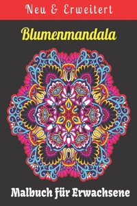 Blumenmandala Malbuch für Erwachsene