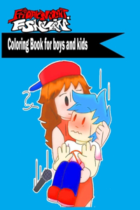 Friday Night Funkin Coloring Book for boys and kids