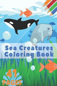 Sea Creatures Coloring Book