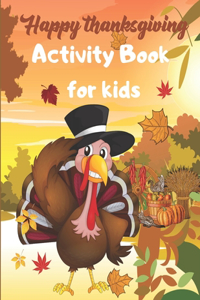 Happy Thanksgiving Activity Book for kids