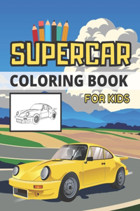 Supercar Coloring Book for Kids