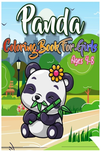 Panda Coloring Book For Girls Ages 4-8