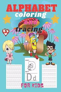 Alphabet coloring and tracing for kids
